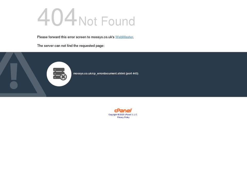 mossys.co.uk shopify website screenshot