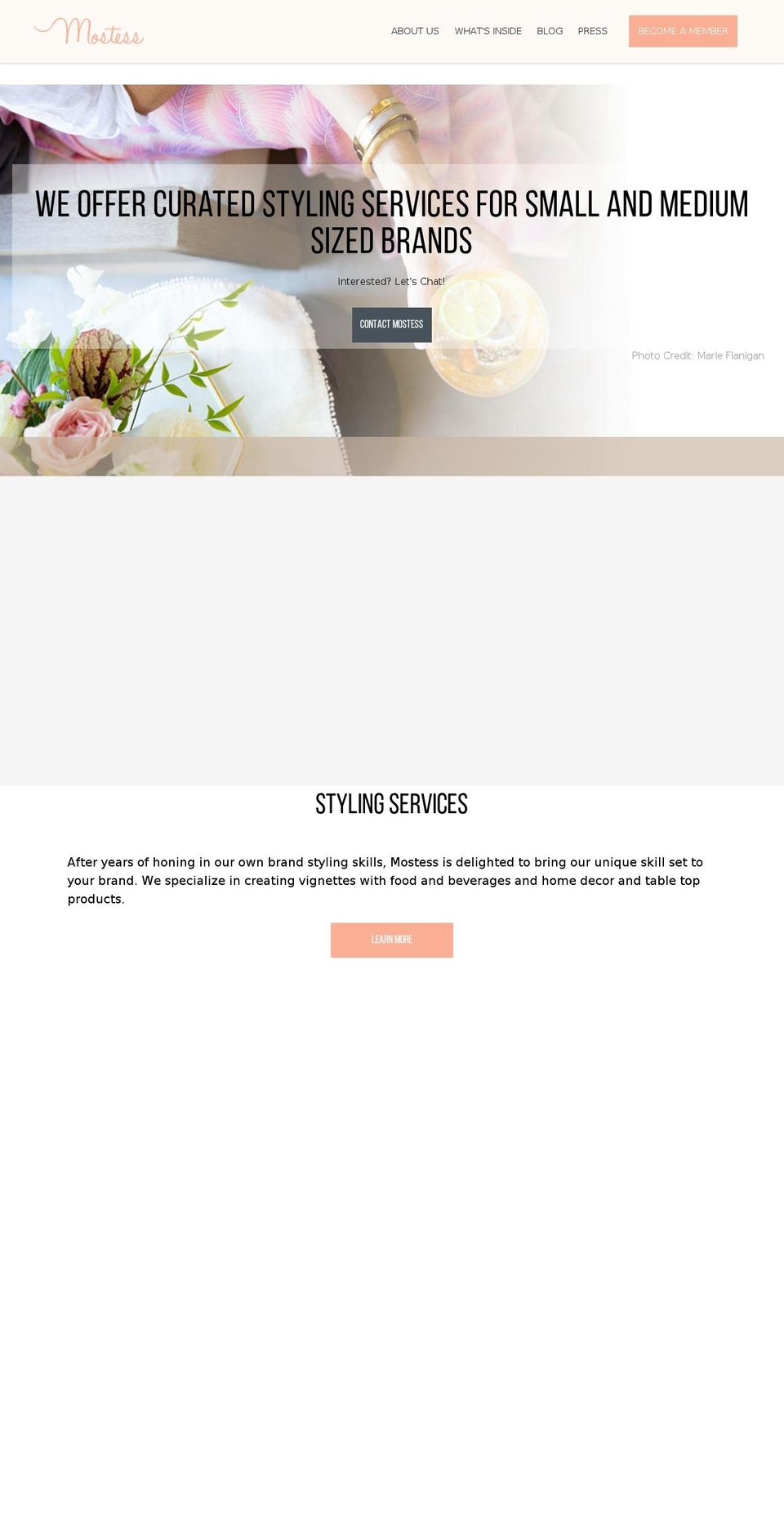 mostessbox.com shopify website screenshot