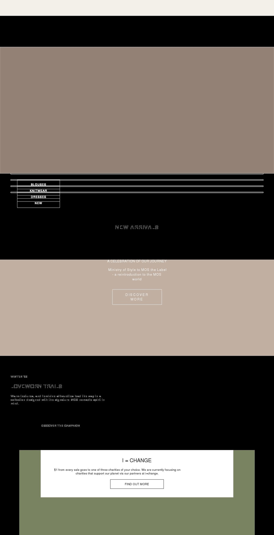 mosthelabel.com shopify website screenshot