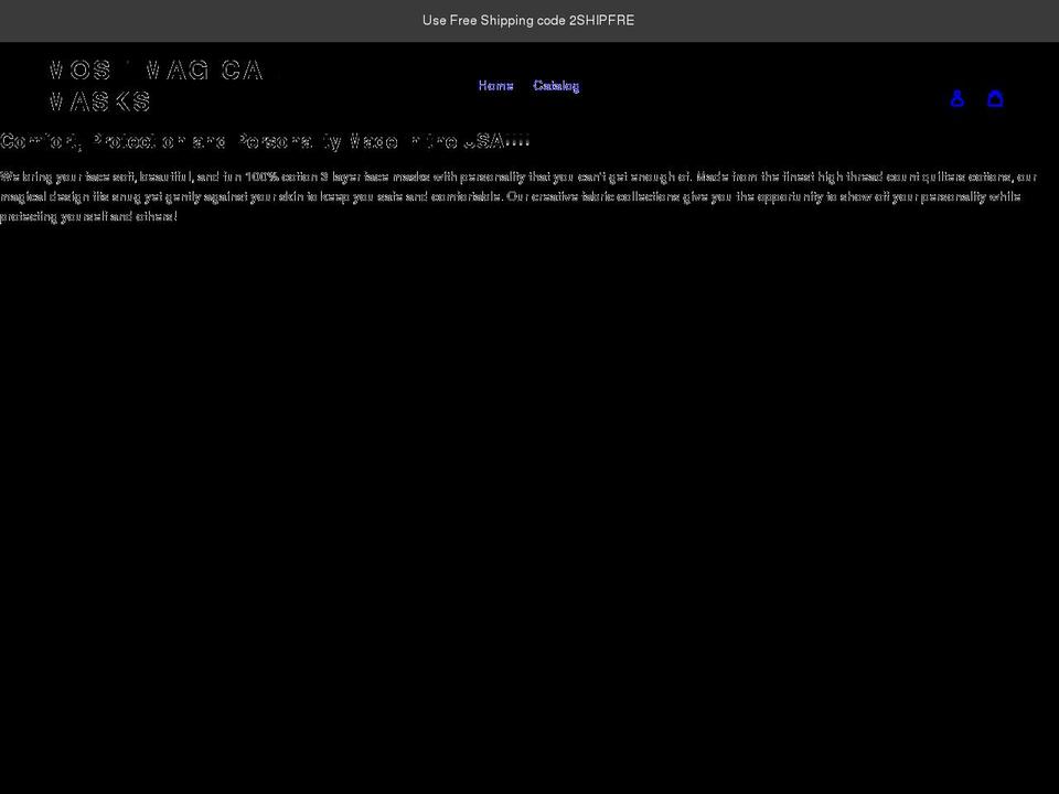 mostmagicalmasks.com shopify website screenshot