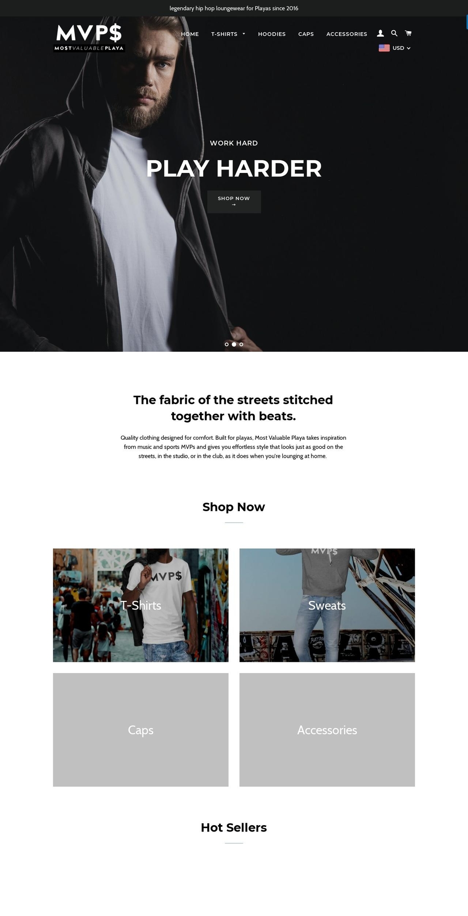 mostvaluableplaya.com — Shopify storefront screenshot