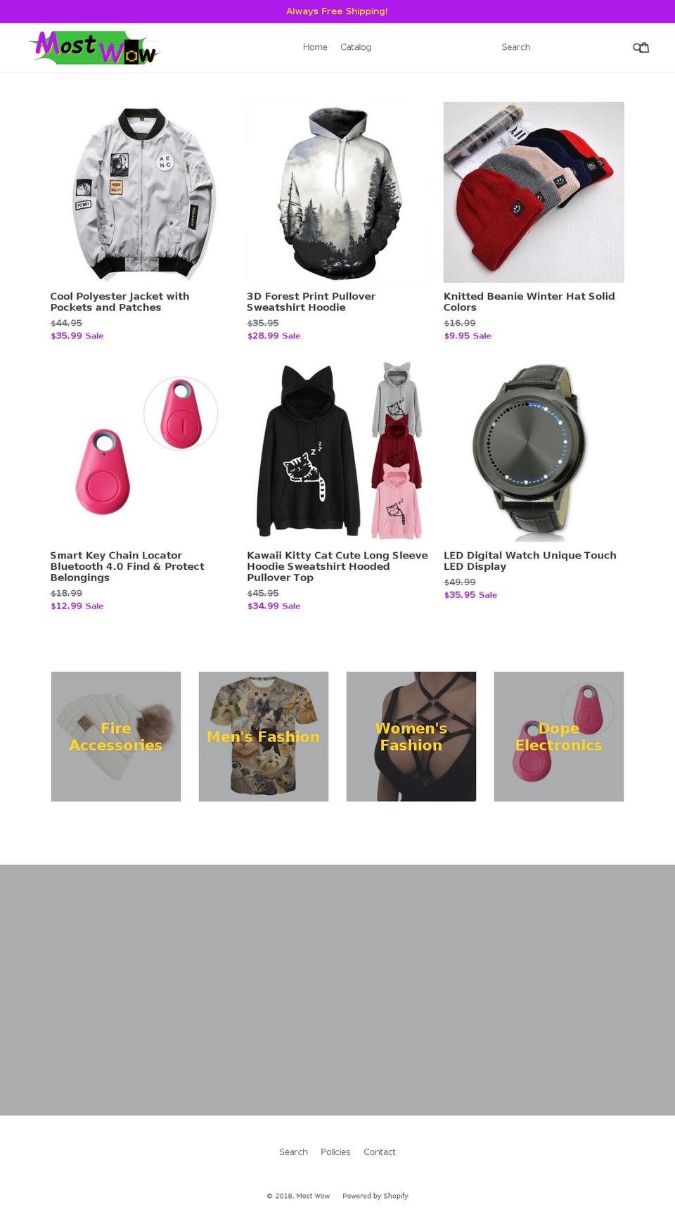 mostwow.com — Shopify storefront screenshot