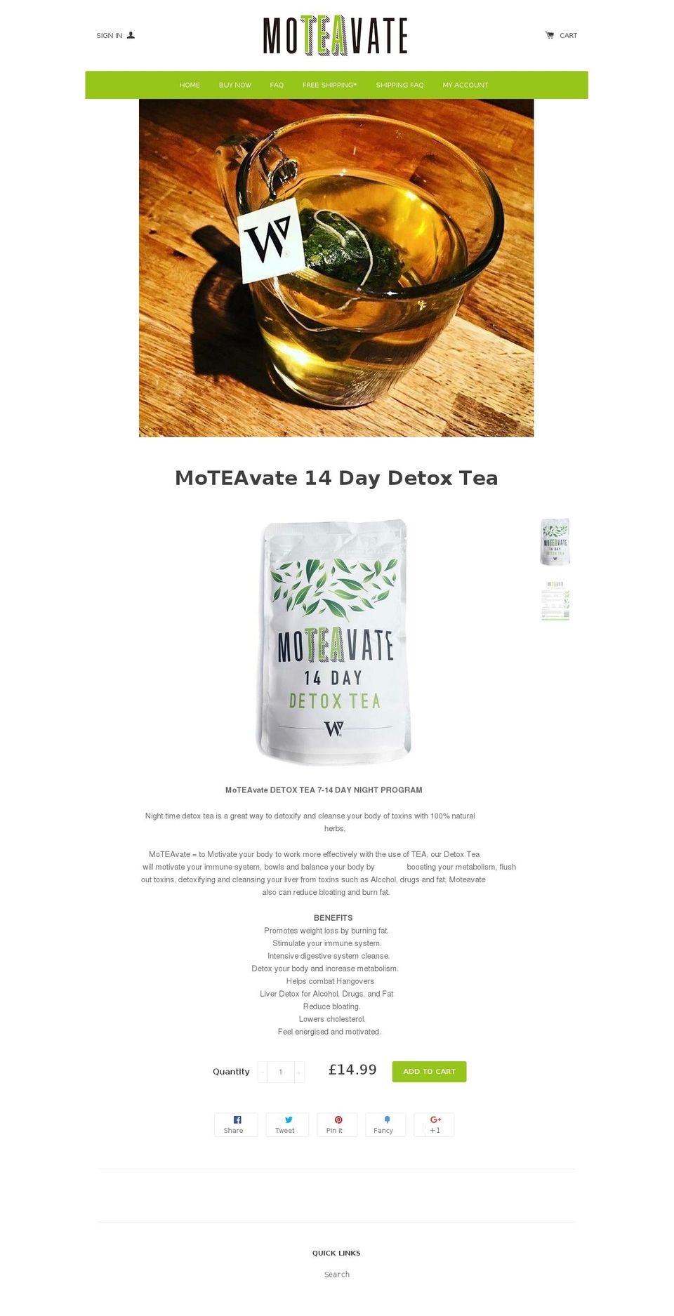 moteavate.com shopify website screenshot