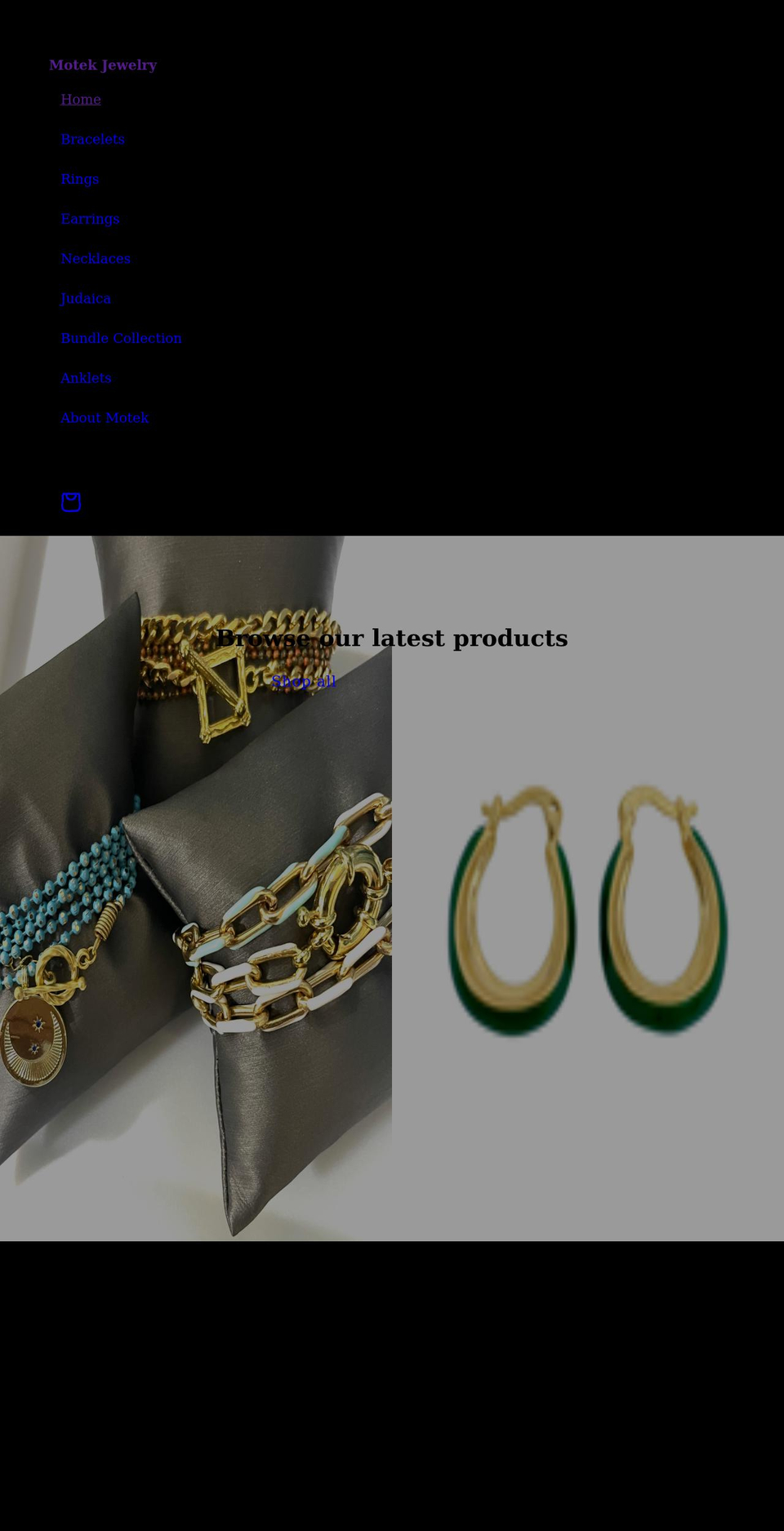 motekjewelry.com shopify website screenshot