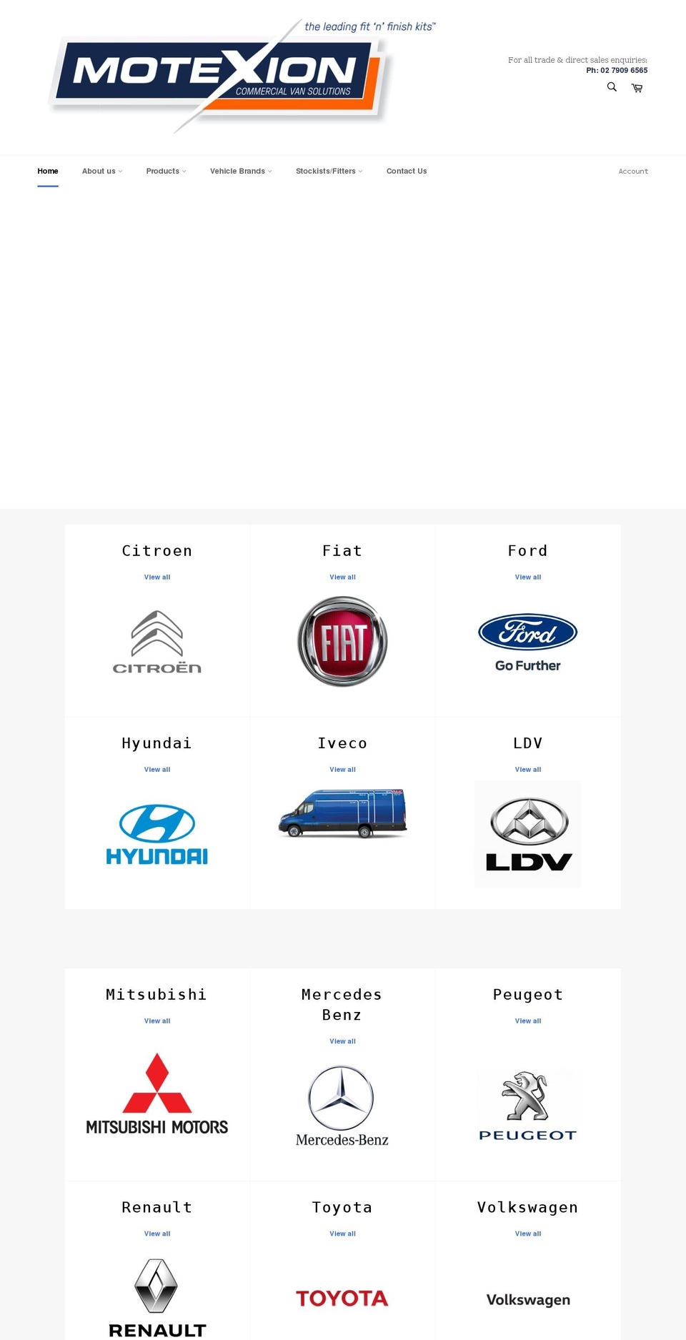 motexion.com.au shopify website screenshot