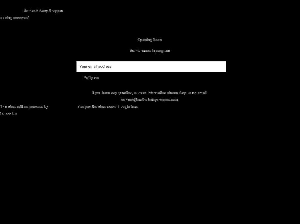 Baby theme Shopify theme site example motherbabyshopper.com