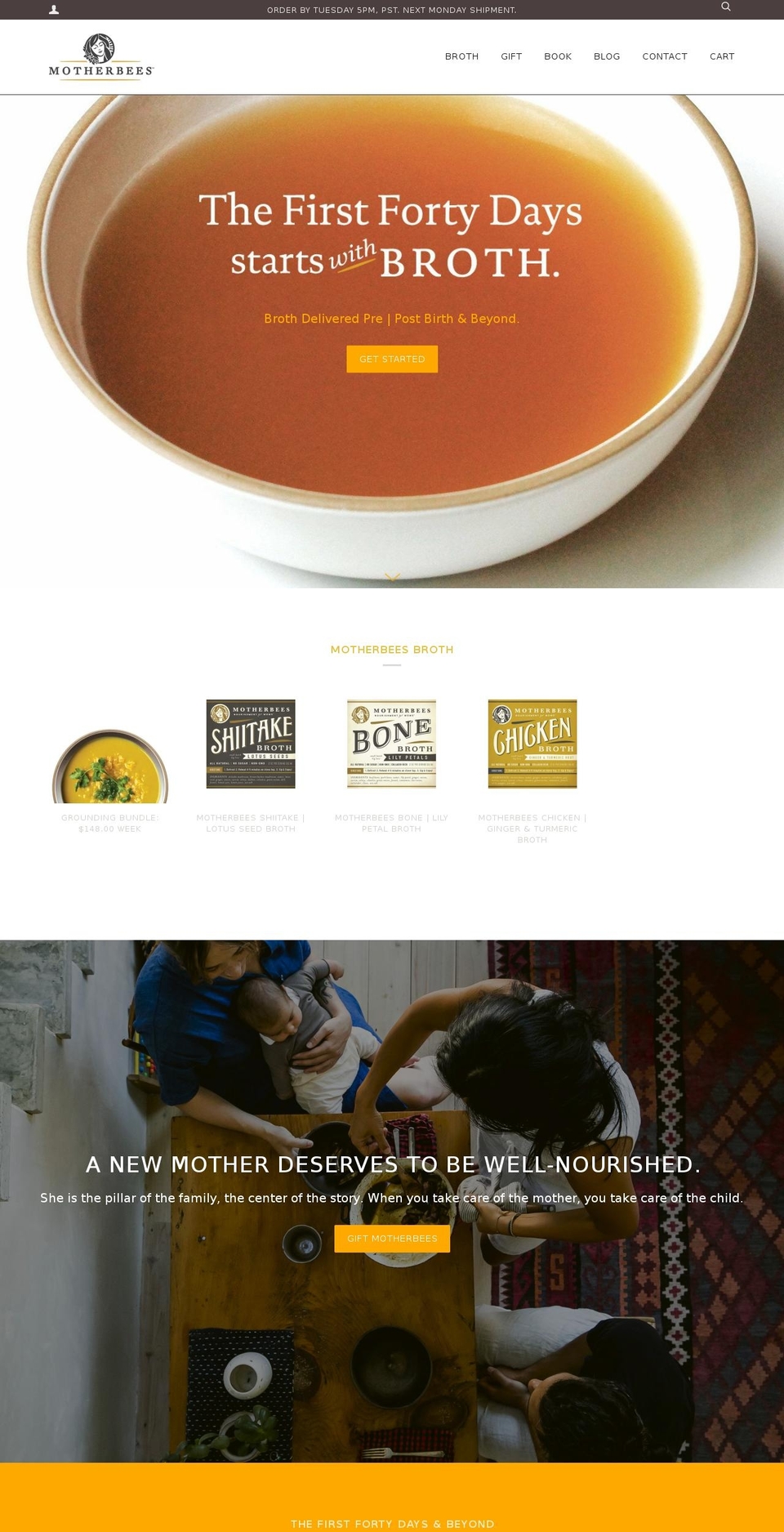 motherbees.com shopify website screenshot