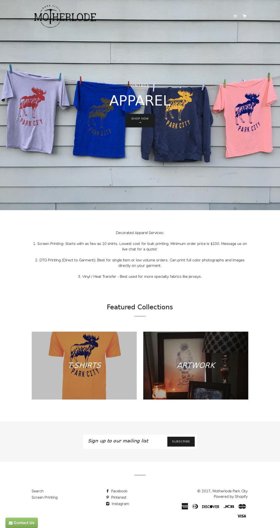motherlodepc.com shopify website screenshot