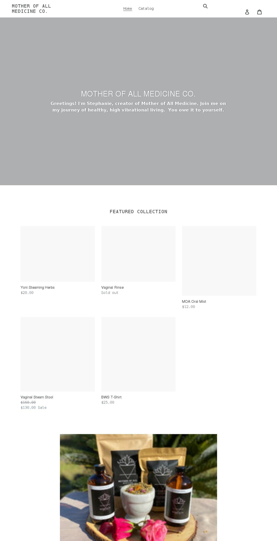 motherofallmedicine.com shopify website screenshot