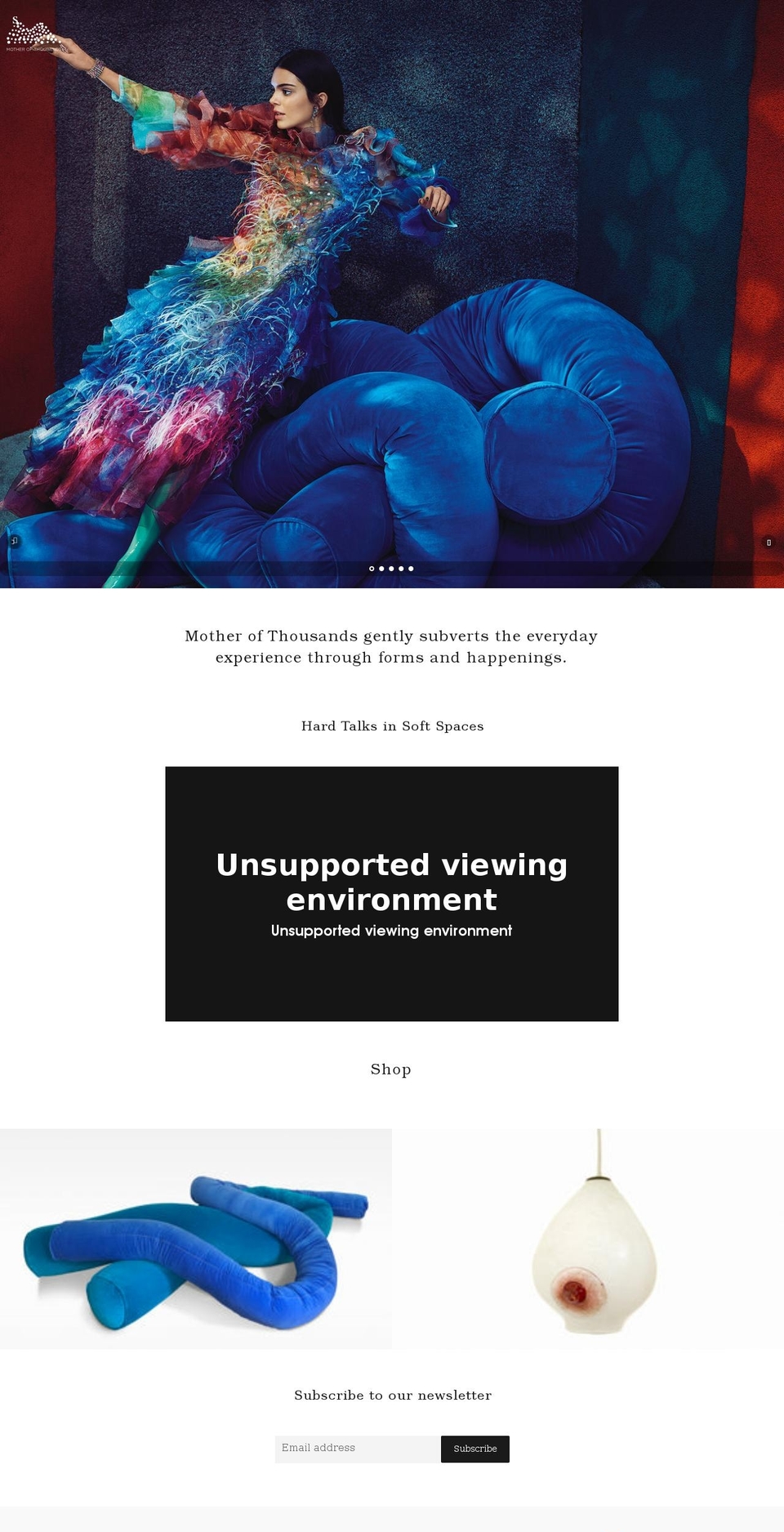 motherofthousands.com shopify website screenshot