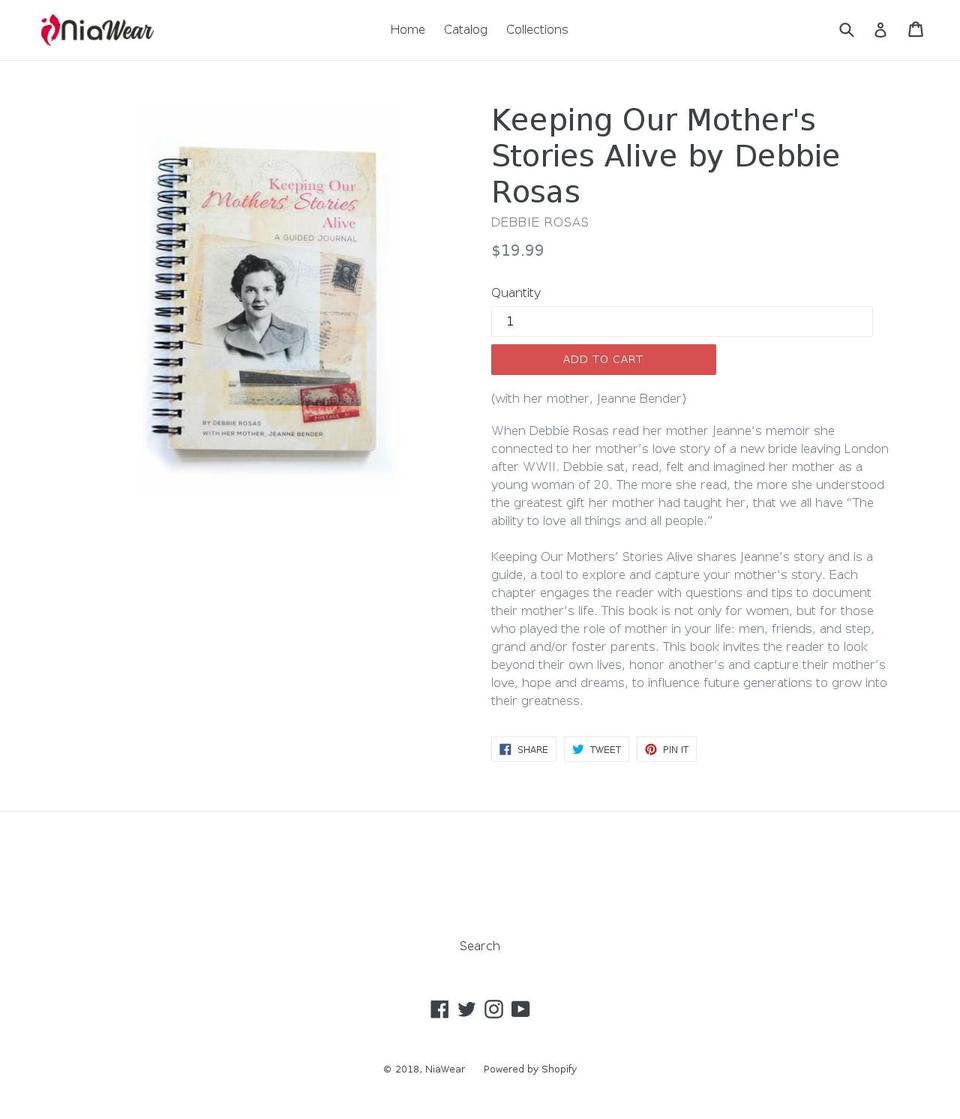 mothersstories.love shopify website screenshot