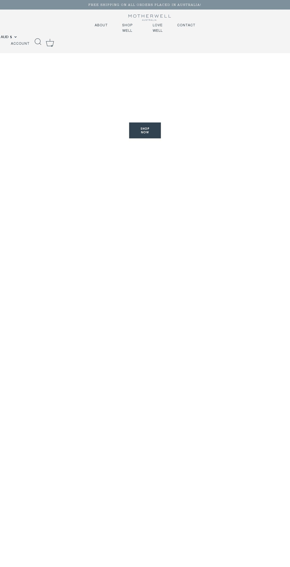 motherwellco.com shopify website screenshot