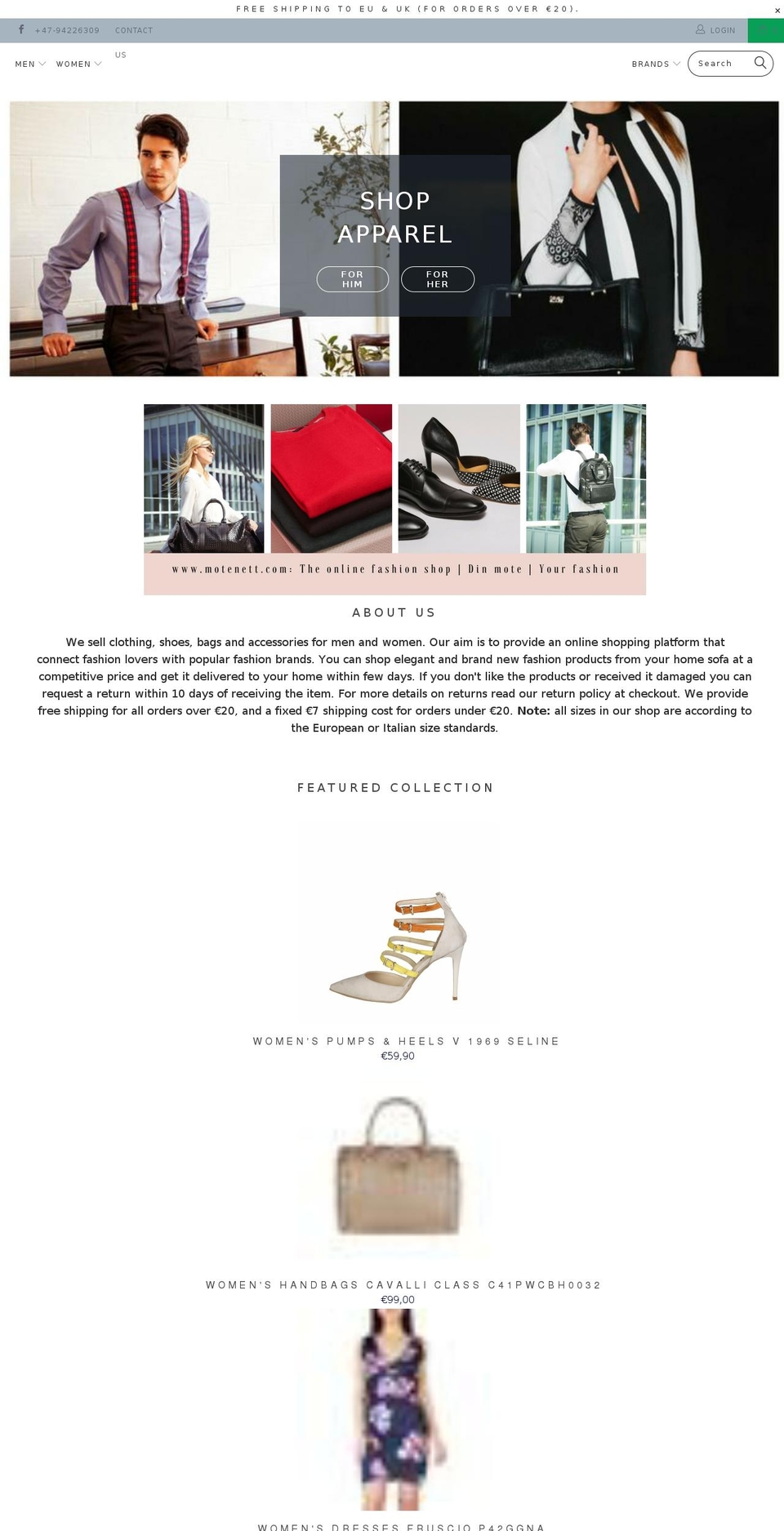 moti-net.com — Shopify storefront screenshot