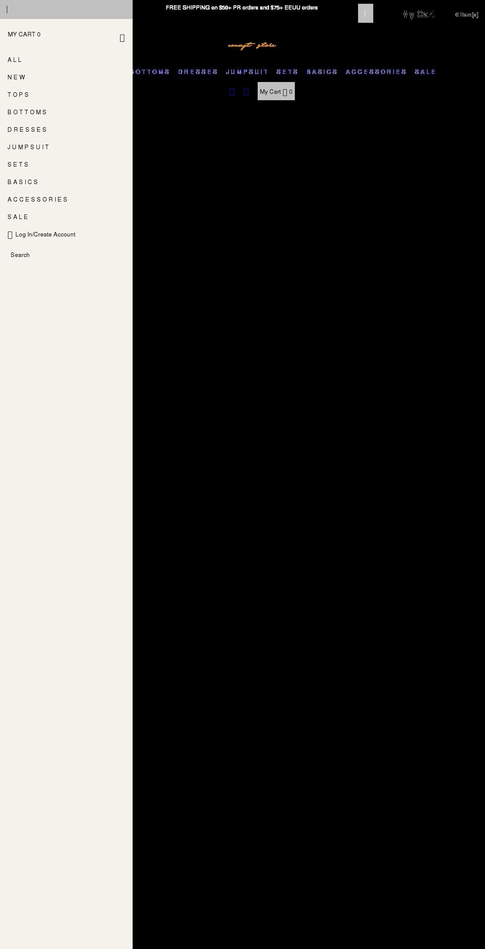 motifconceptstore.com shopify website screenshot