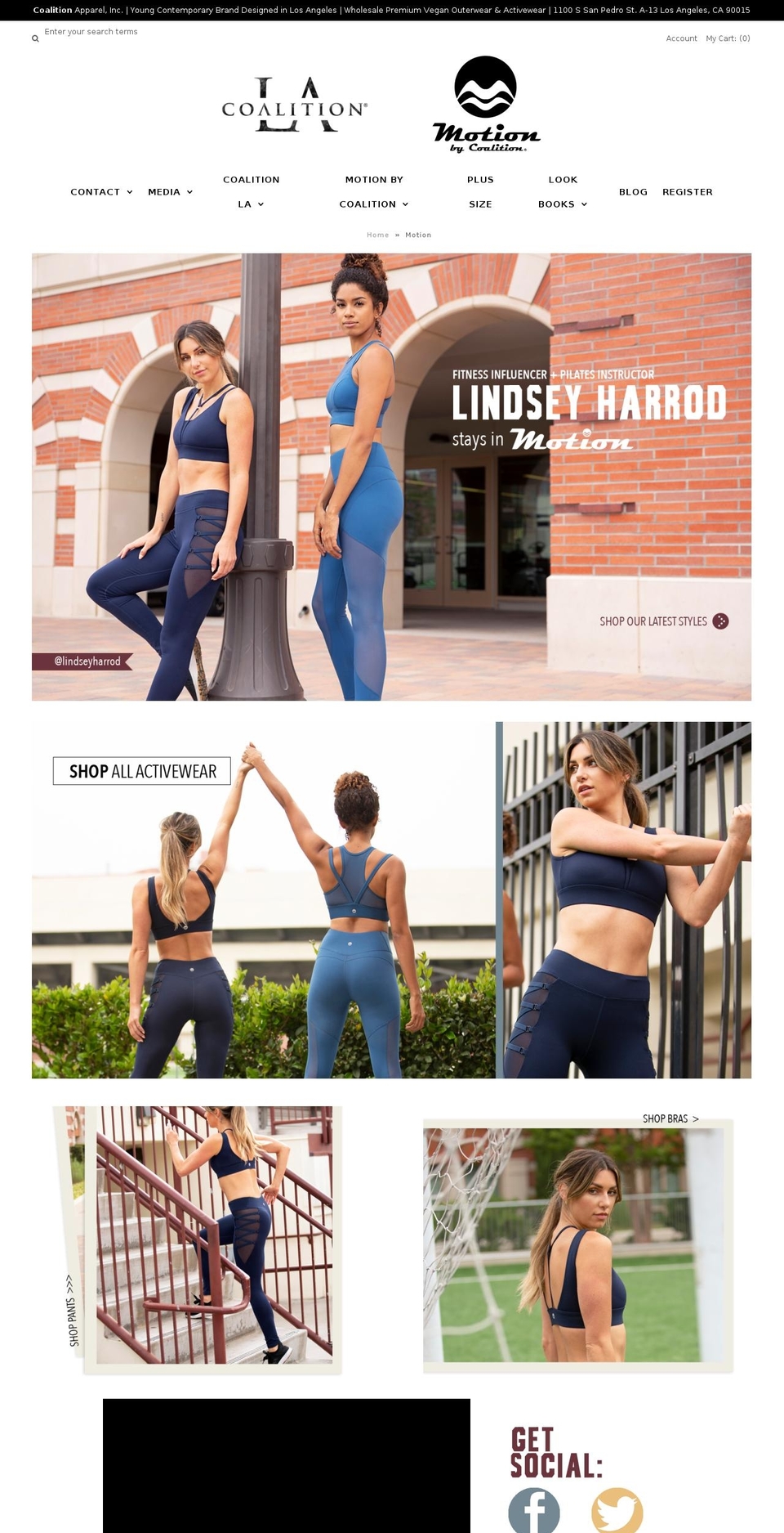 motionbycoalition.org shopify website screenshot