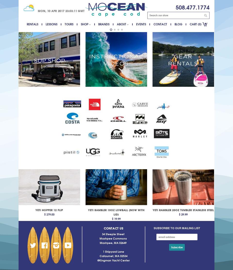 motioncapecod.com shopify website screenshot