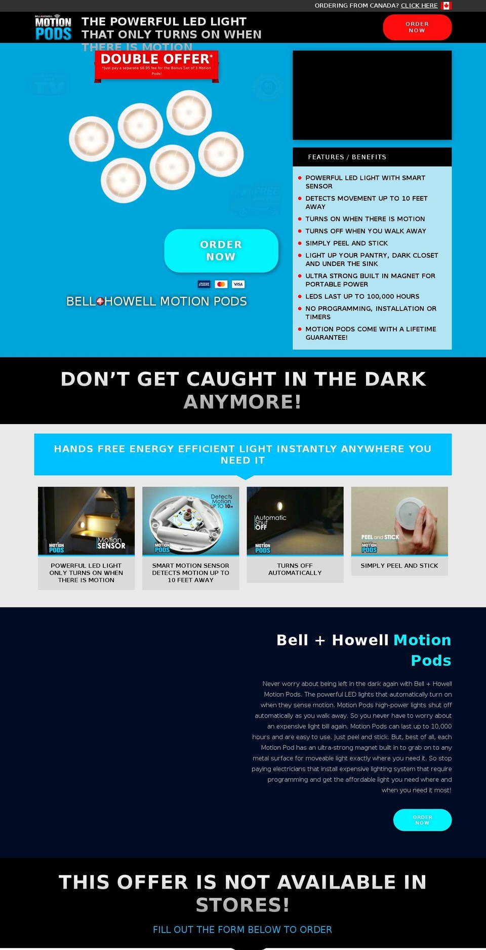 motionpods.com shopify website screenshot