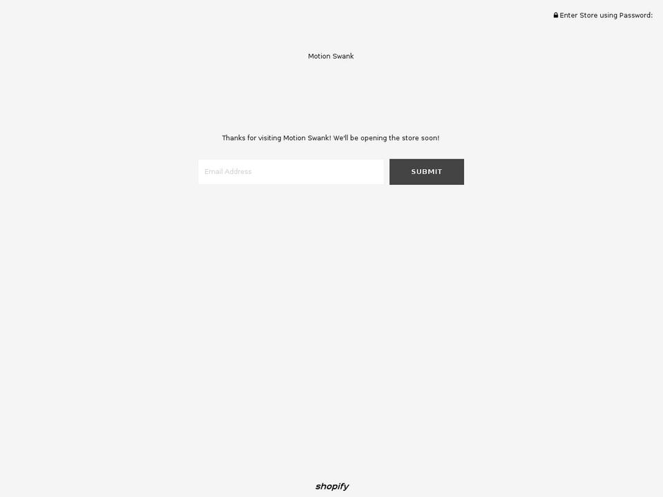 motionswank.com — Shopify storefront screenshot