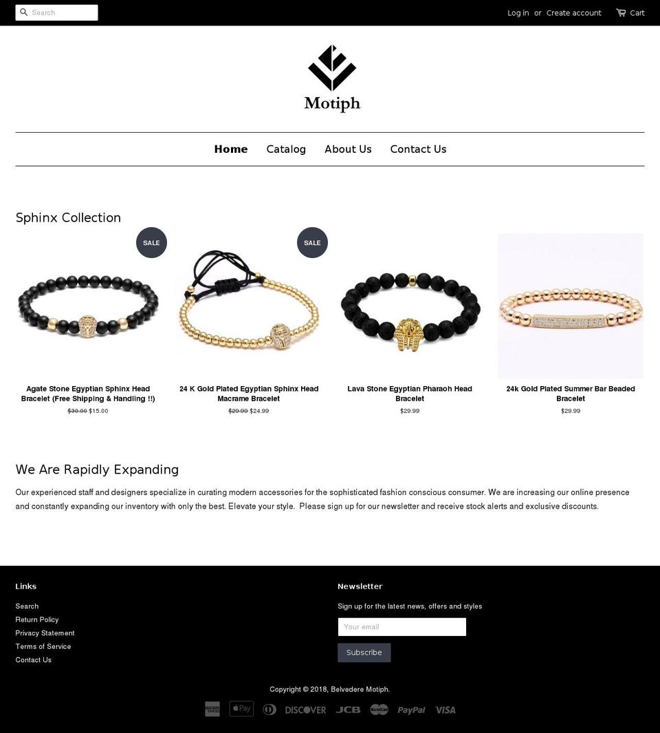 motiphs.com — Shopify storefront screenshot