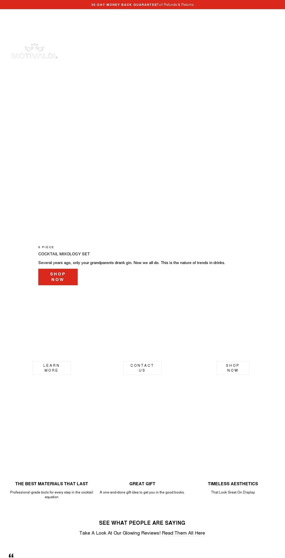 motivaldi.com shopify website screenshot