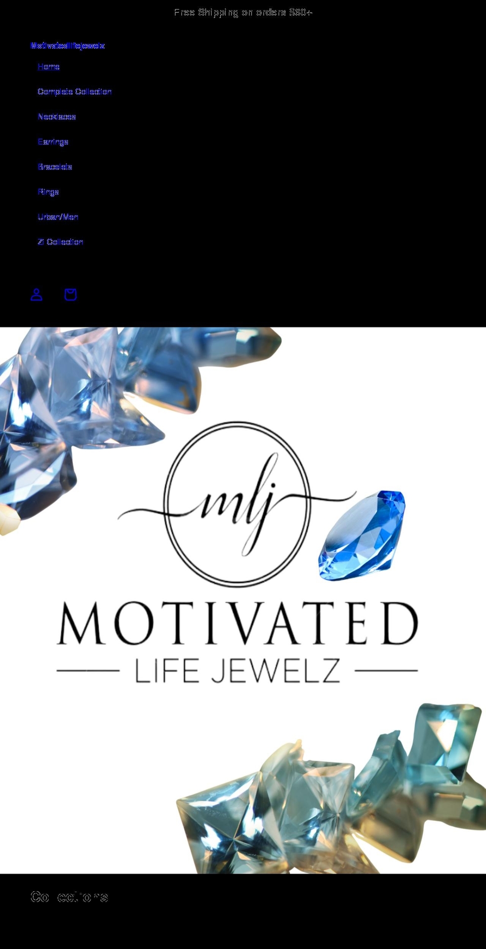 motivatedlifejewelz.com shopify website screenshot