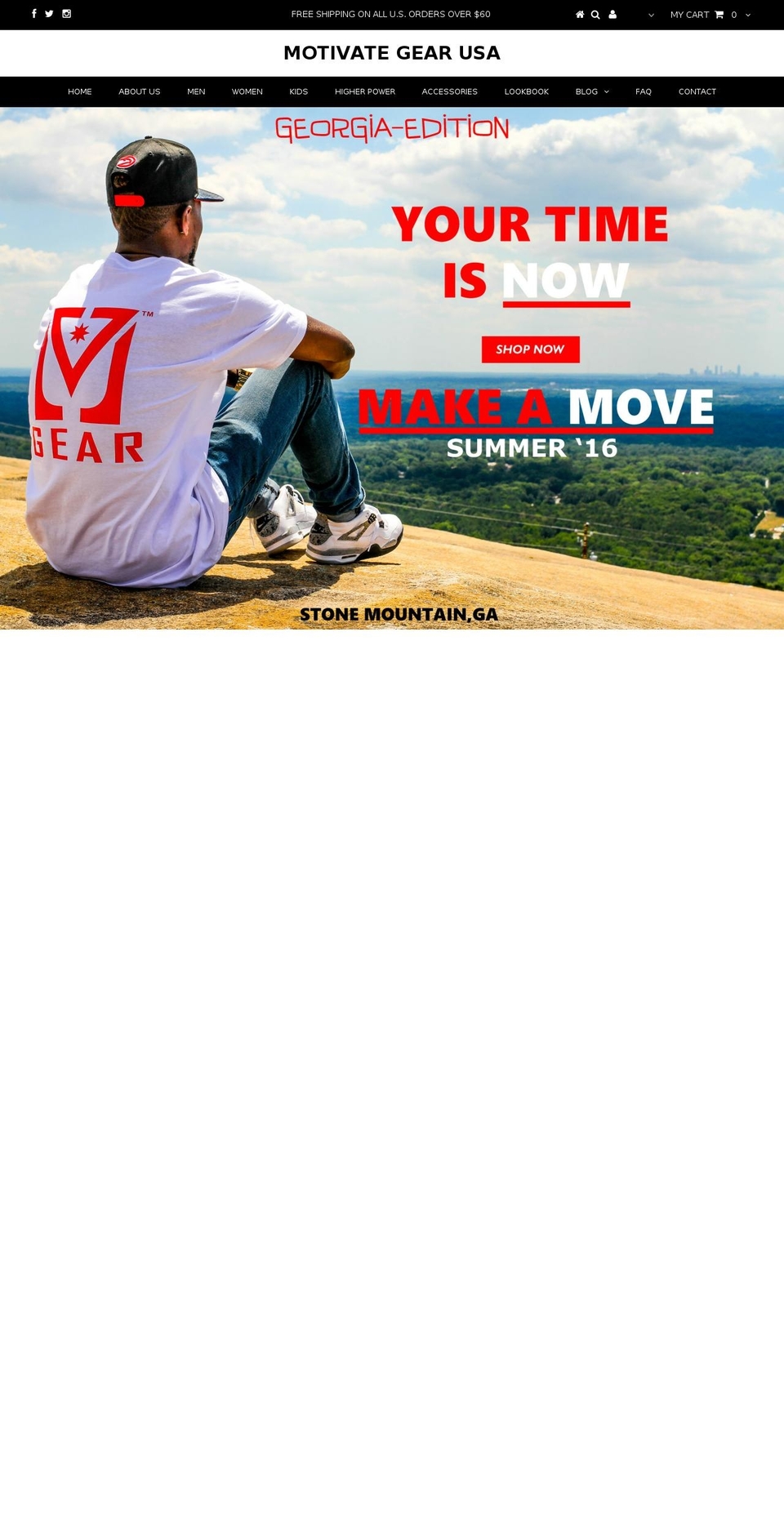 motivategearusa.com shopify website screenshot