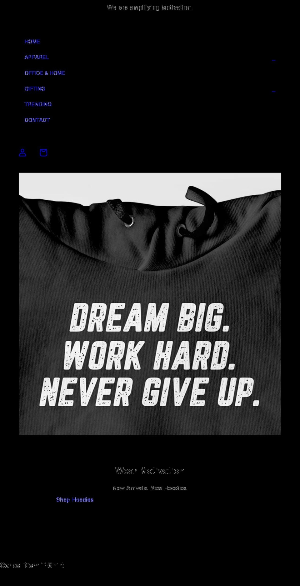 motivatemission.com shopify website screenshot