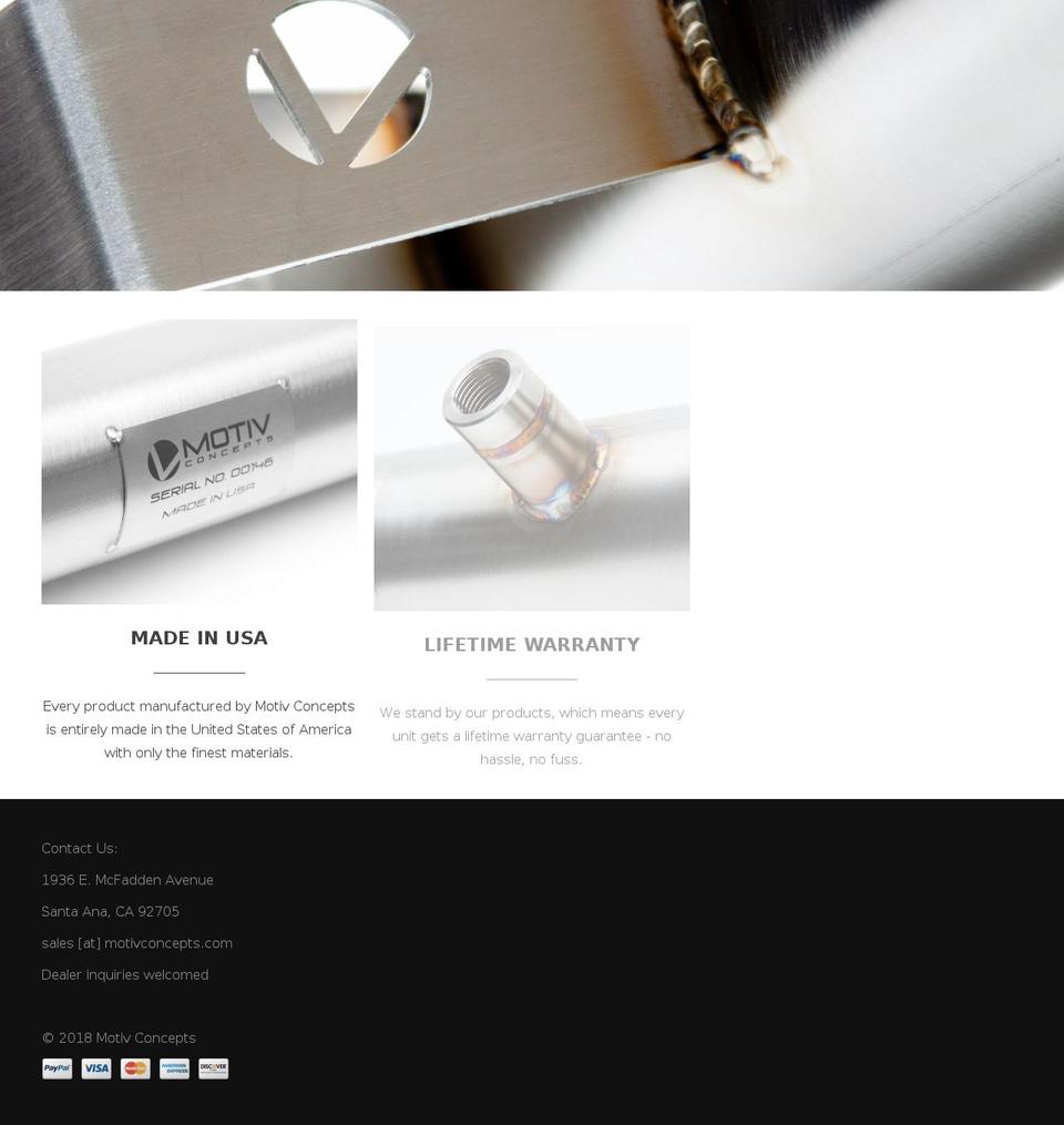 motivconcepts.net shopify website screenshot