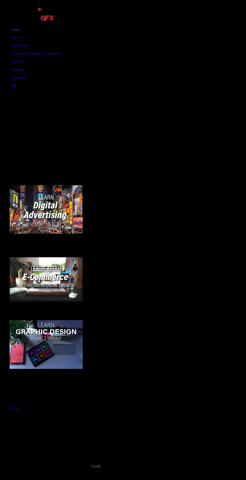 motivegfx.com shopify website screenshot