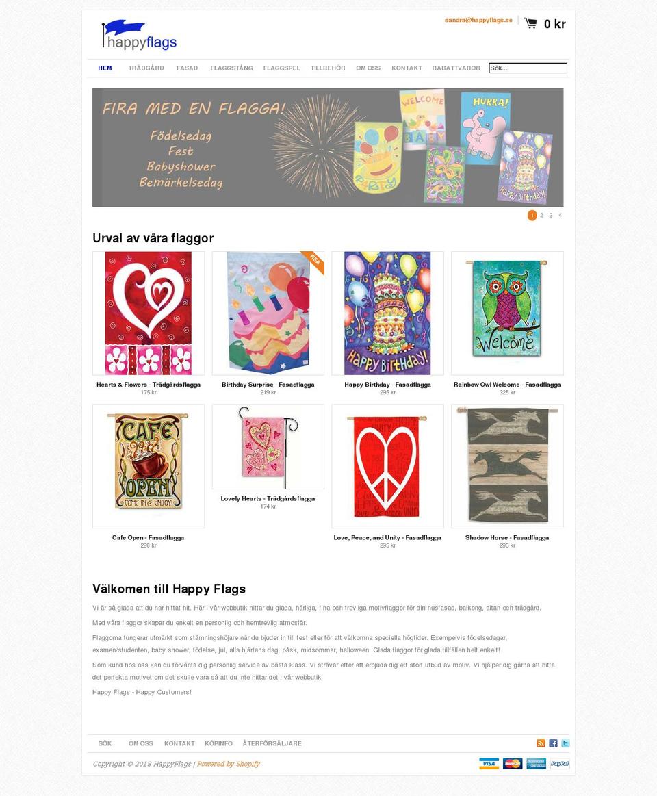 motivflaggor.com shopify website screenshot