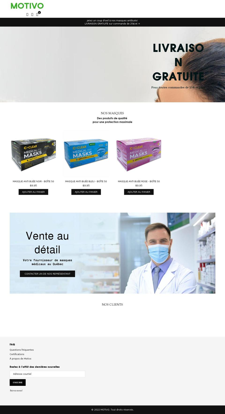 motivo.ca shopify website screenshot