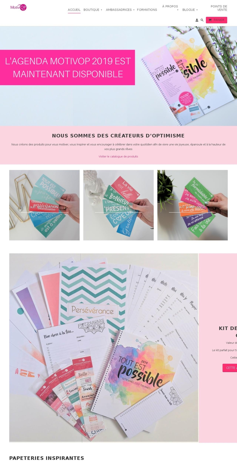 motivop.com shopify website screenshot