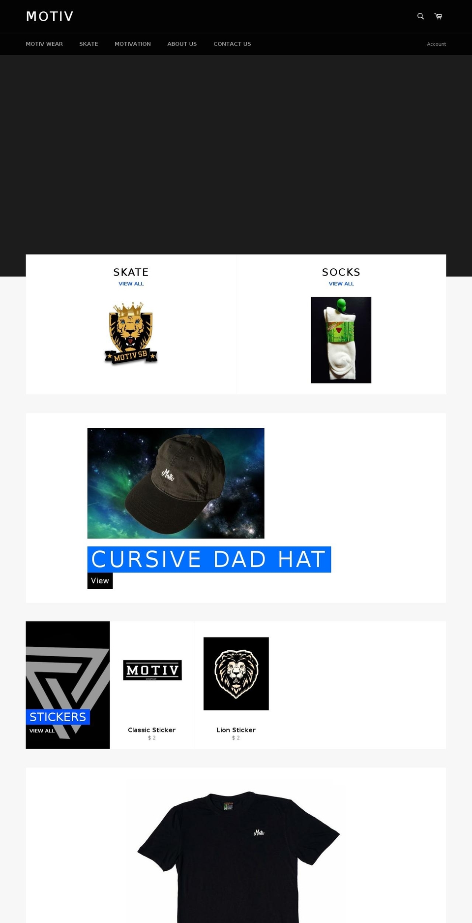 motivstore.com shopify website screenshot