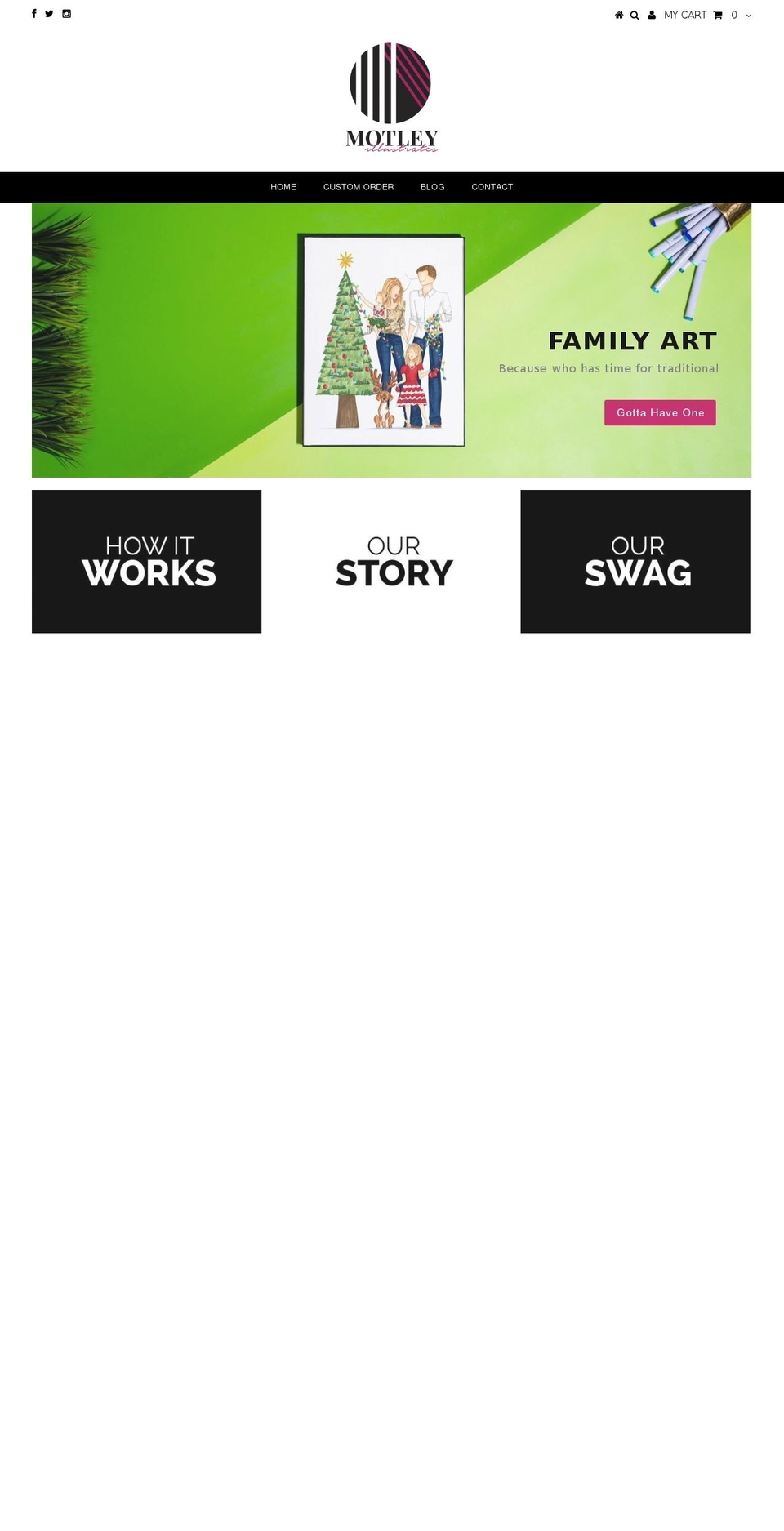 motleyillustrates.com — Shopify storefront screenshot