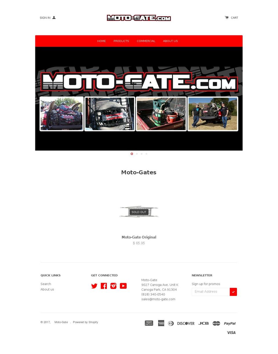moto-gate.com shopify website screenshot