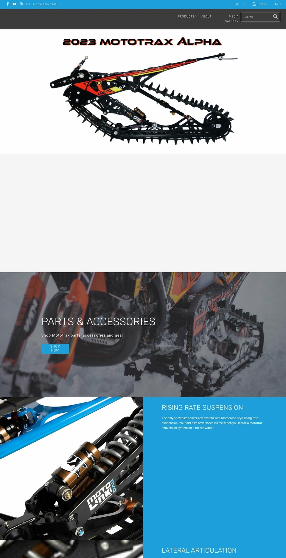 moto-trax.com shopify website screenshot