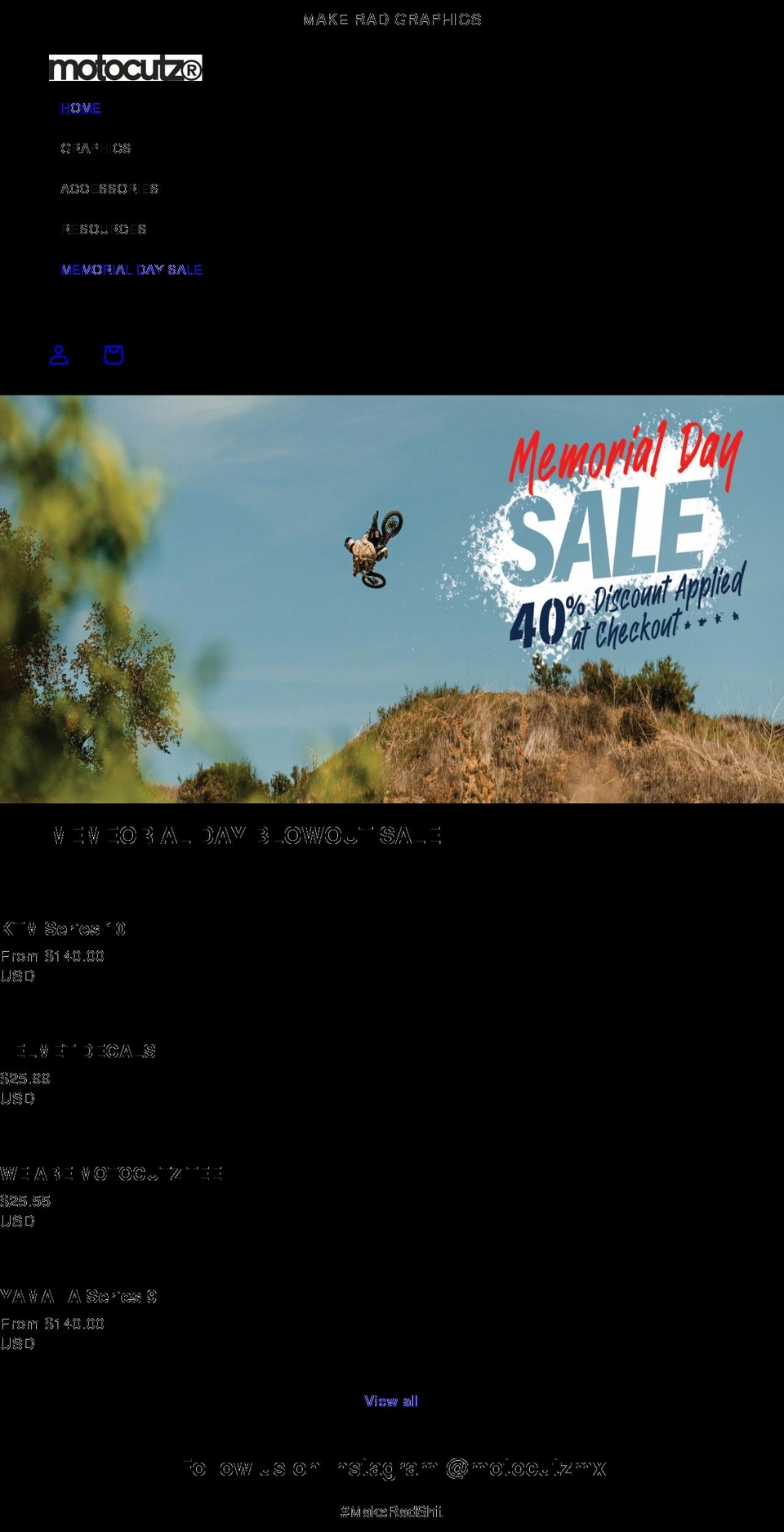motocutzmx.com shopify website screenshot
