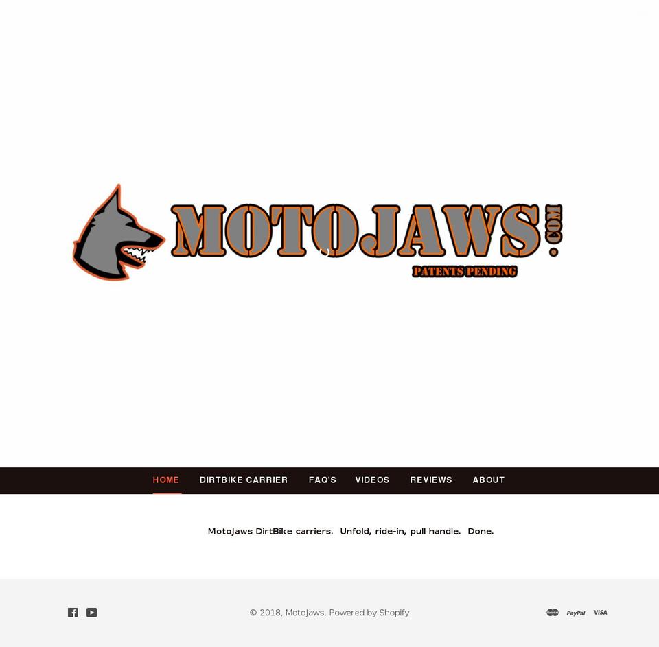 motojaws.com — Shopify storefront screenshot