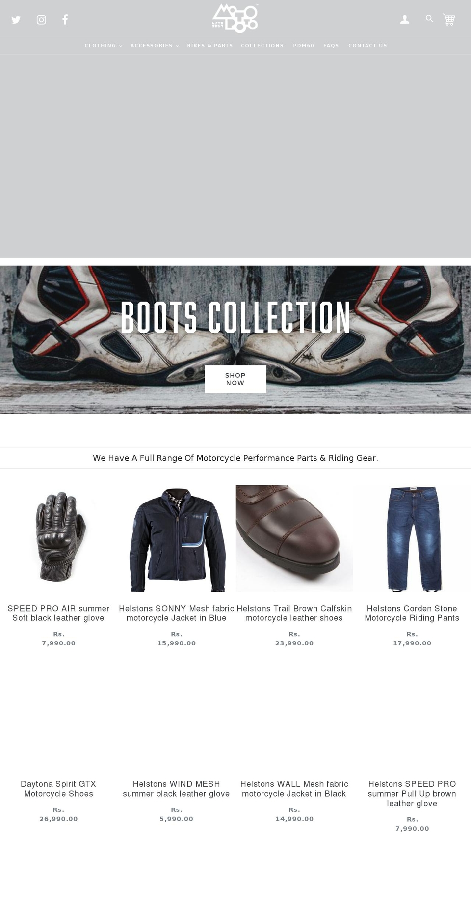 motopoto.com — Shopify storefront screenshot