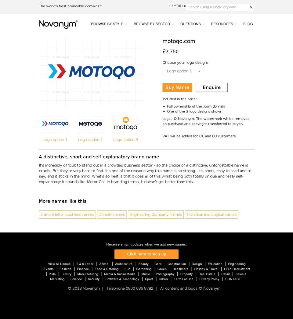 motoqo.com — Shopify storefront screenshot