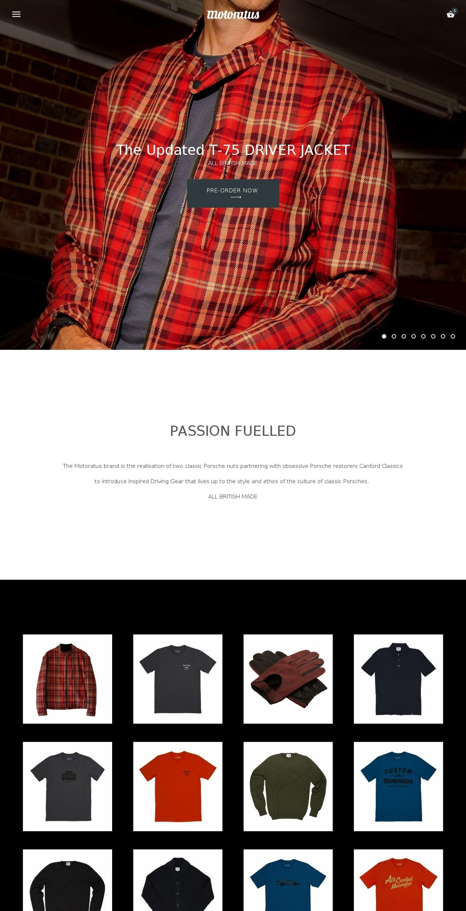 motoratus.com — Shopify storefront screenshot