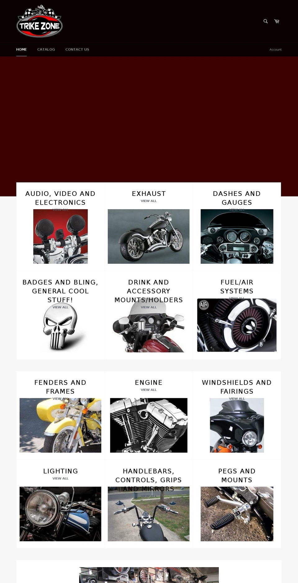 motorbikeparts.ca shopify website screenshot