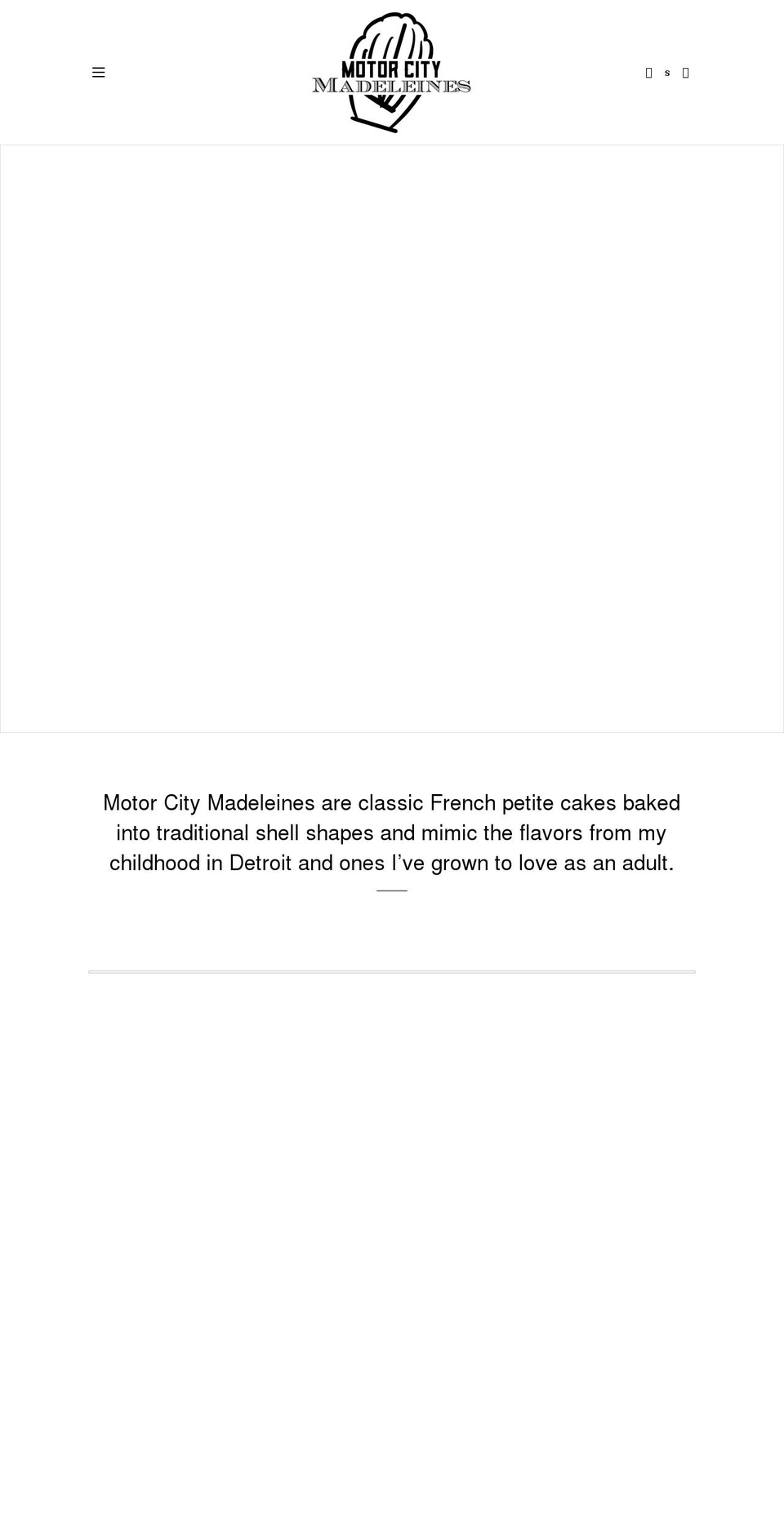 motorcity Shopify theme site example motorcitymadeleines.com