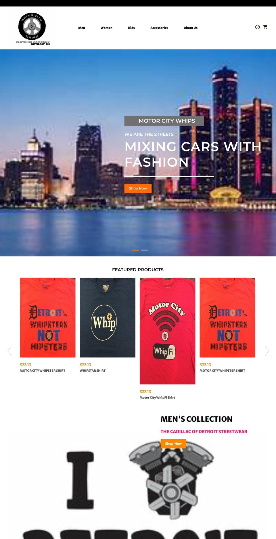 motorcitywhips.com shopify website screenshot