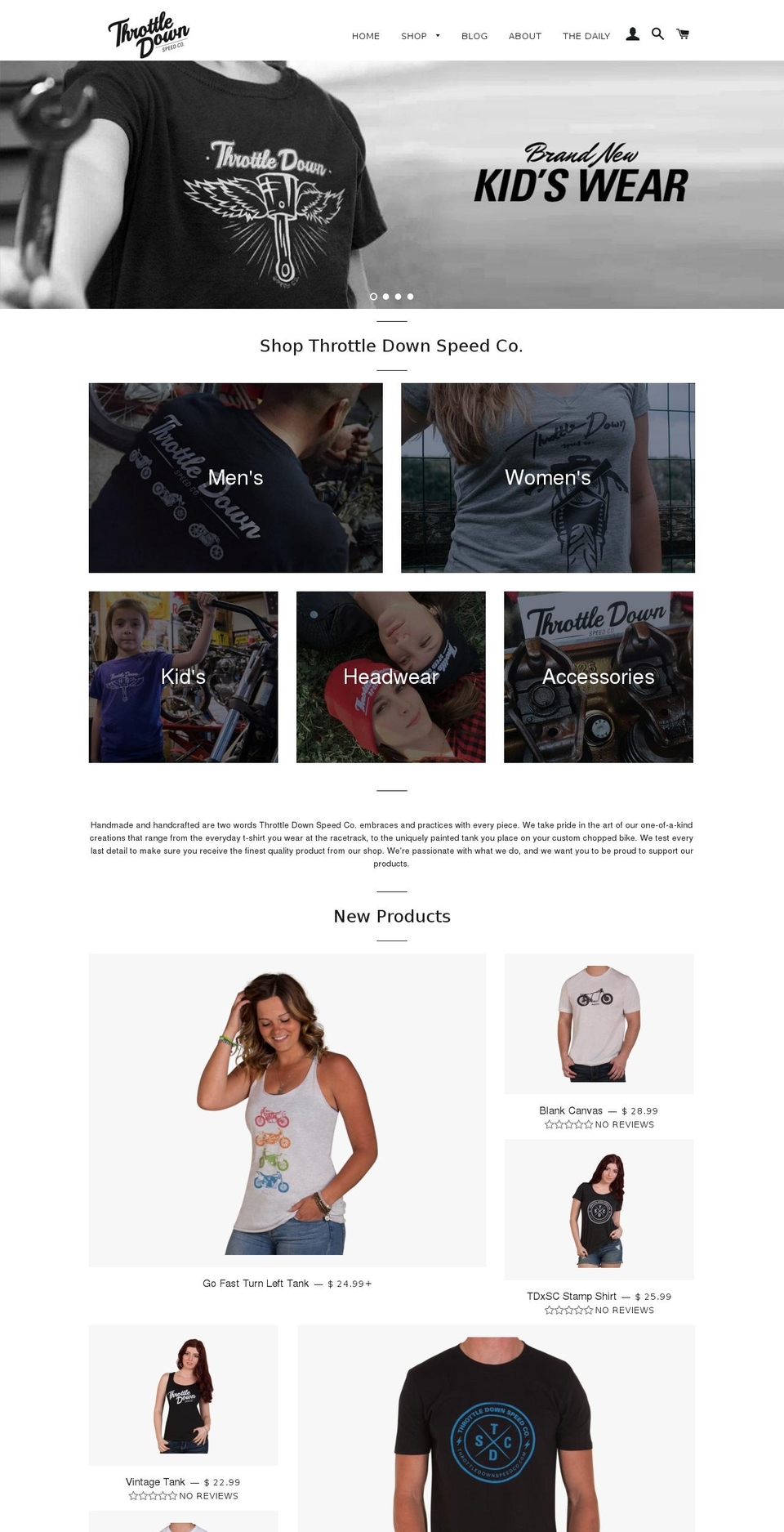 motorcycleflattrack.com — Shopify storefront screenshot