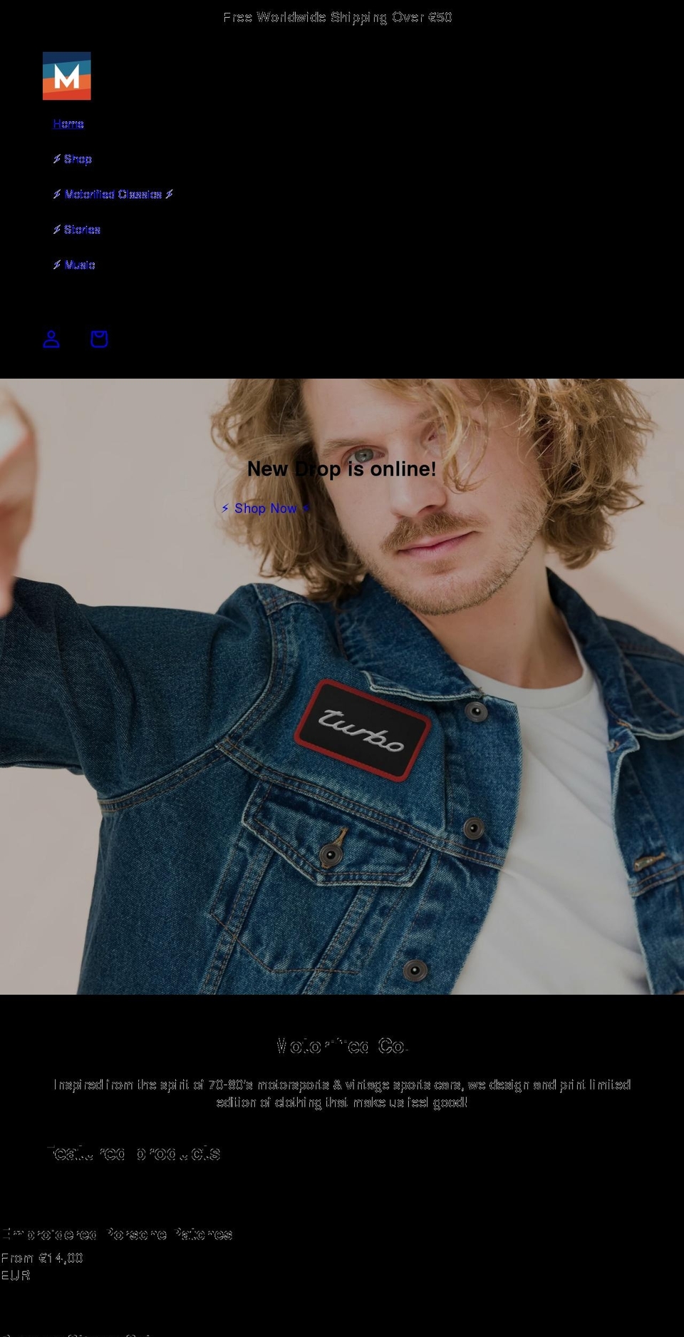 motorified.com shopify website screenshot