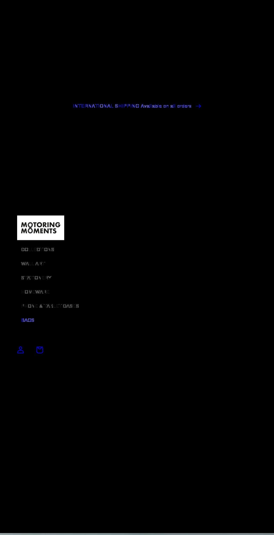 motoring-moments.myshopify.com shopify website screenshot