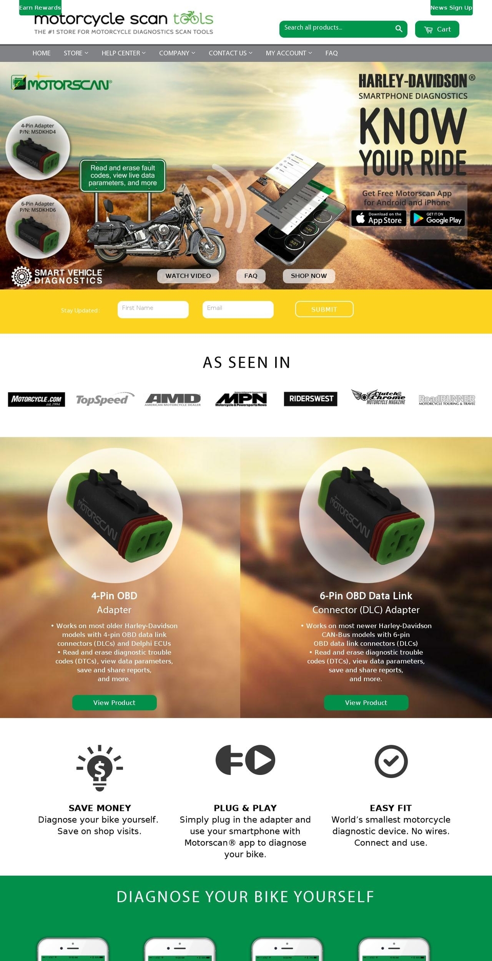 motorscantool.com — Shopify storefront screenshot