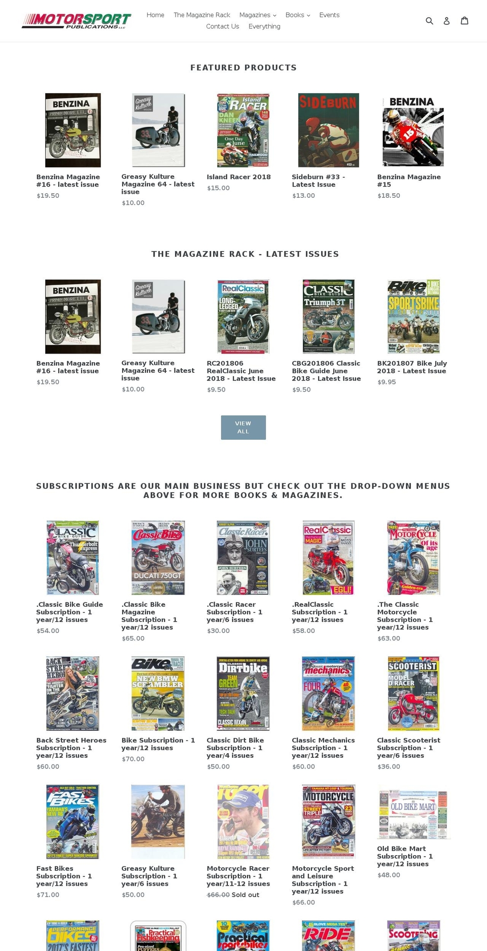 motorsportx.com shopify website screenshot