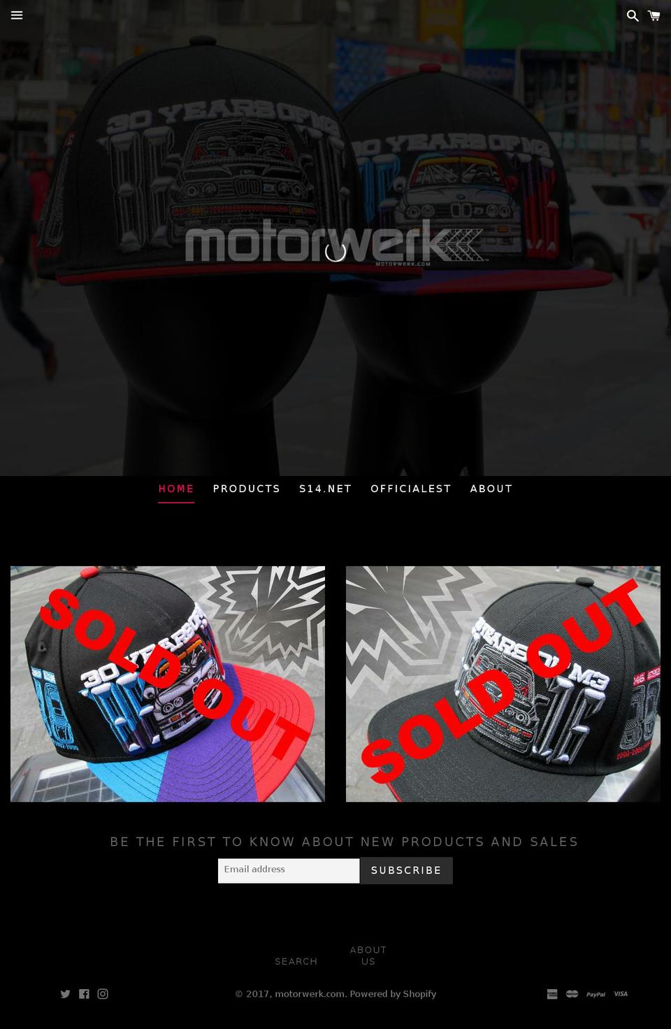 motorwerk.com Shopify theme site example motorwerk.com